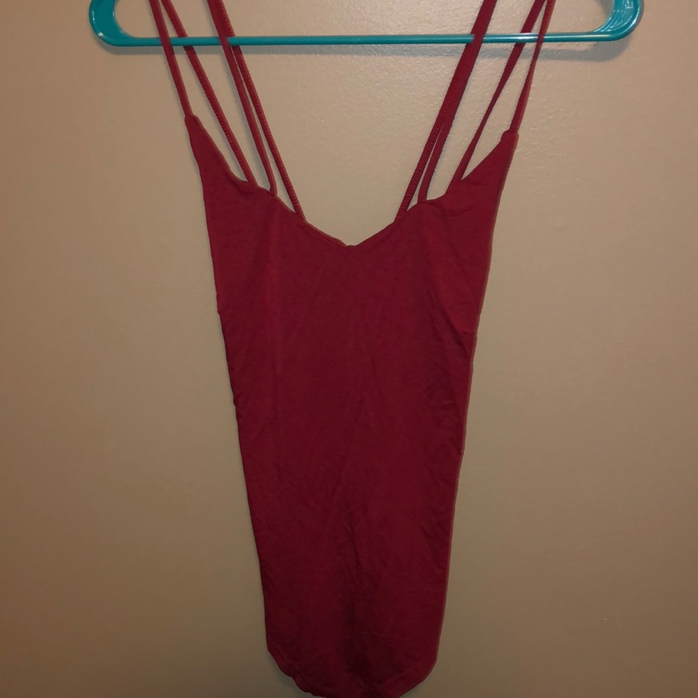 Strappy back bodysuit